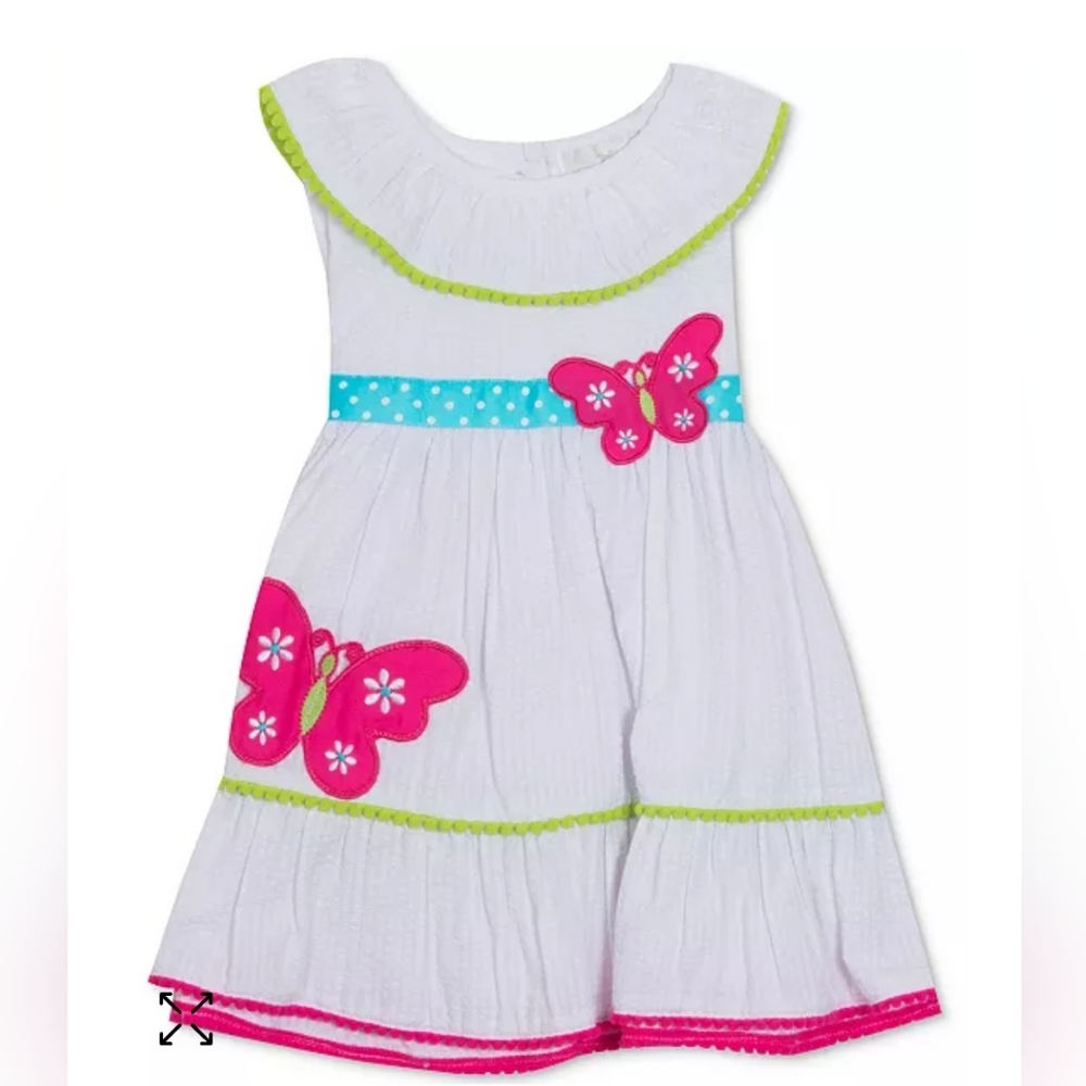 Searsucker butterfly dress